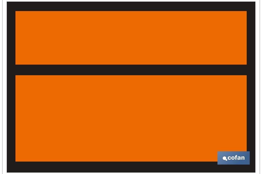 SE�AL POLIESTIRENO 297X210MM.