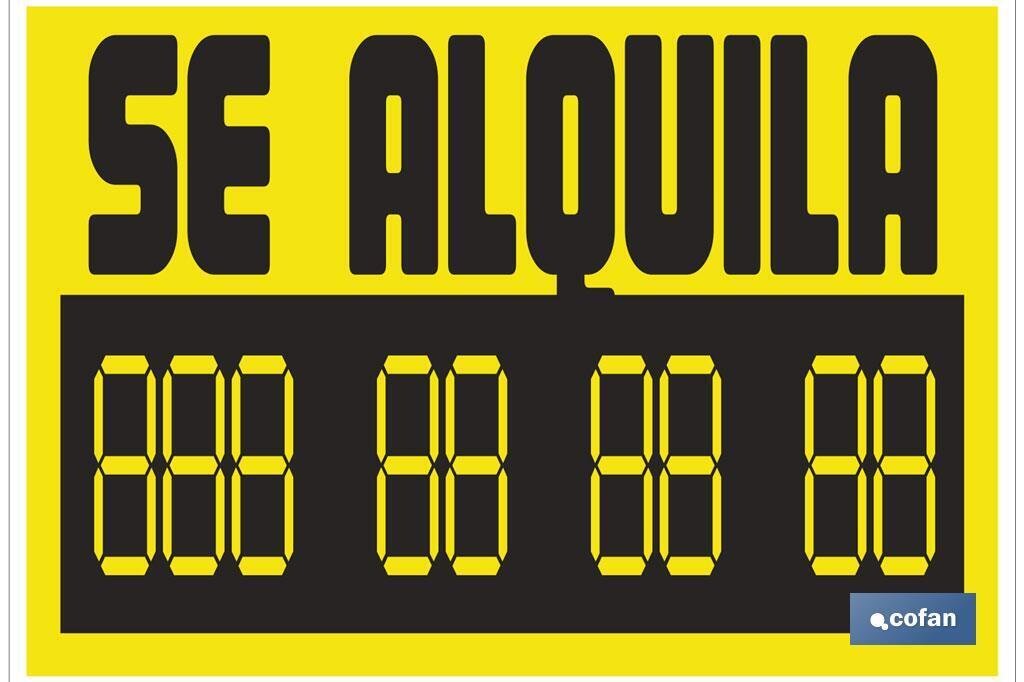 SE�AL POLIESTIRENO 297X210MM.