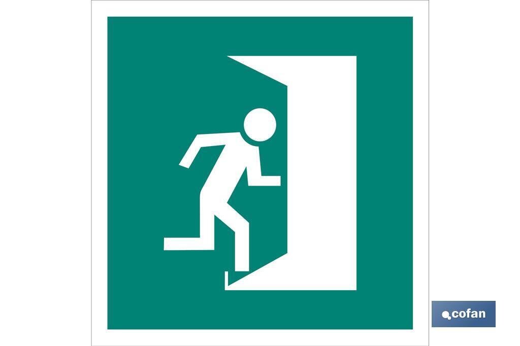 SE�AL LUMINESCENTE 148X148MM.