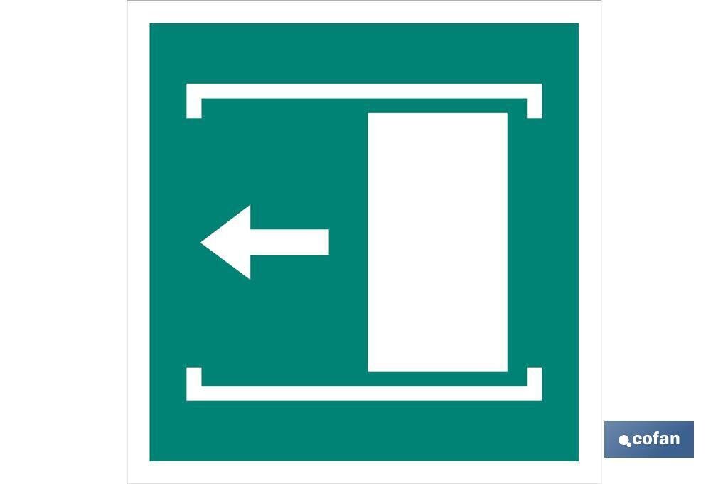 SE�AL LUMINESCENTE 105X105MM