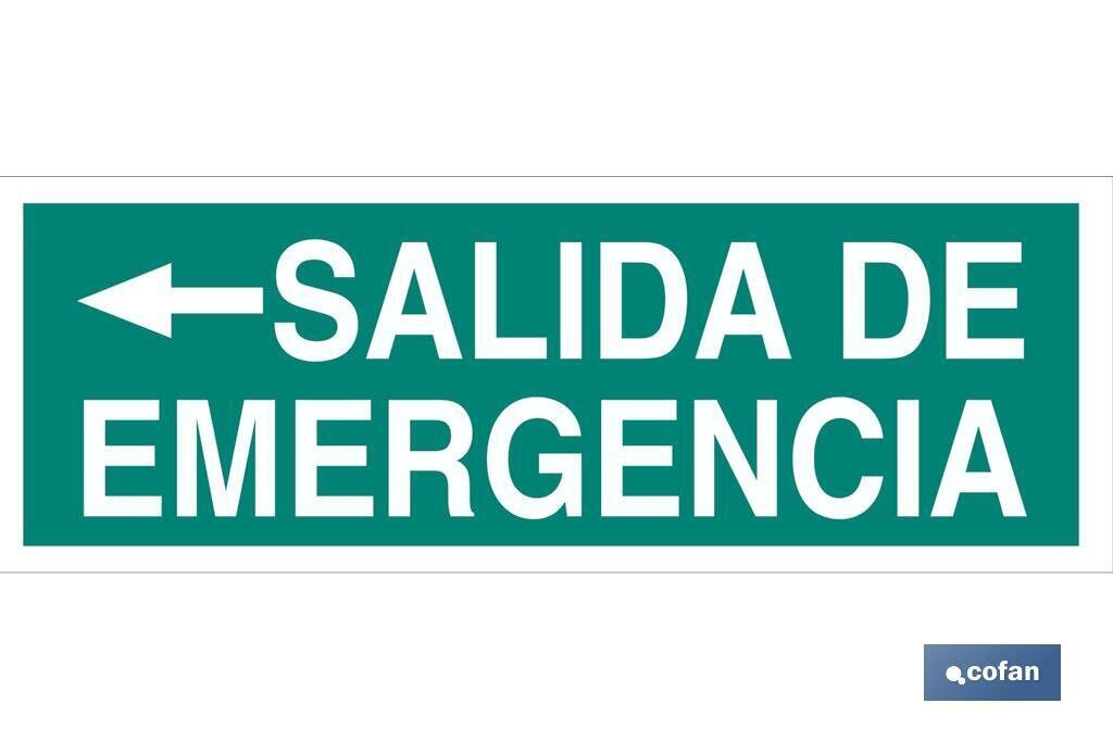SE�AL LUMINESCENTE 400X100MM.