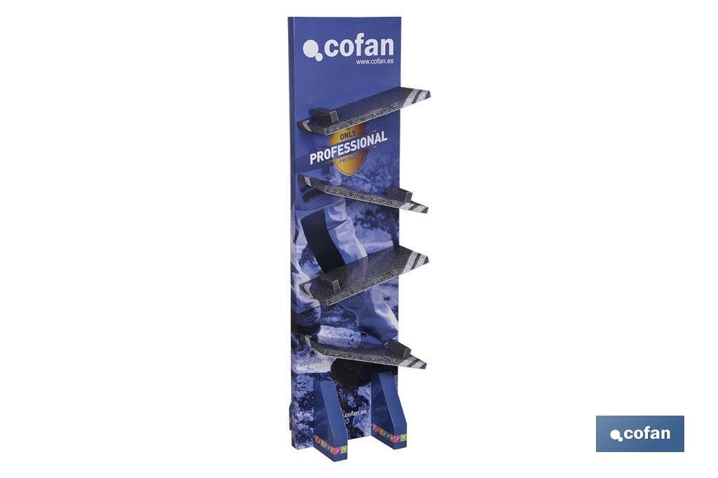 EXPOSITOR DE ZAPATOS 1450 X 420 MM