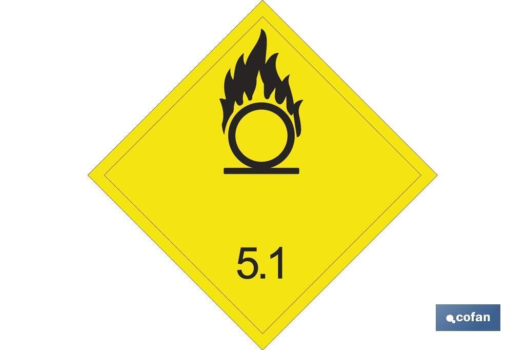 SE�AL ADHESIVA MAT. PELIGROSAS 300X300