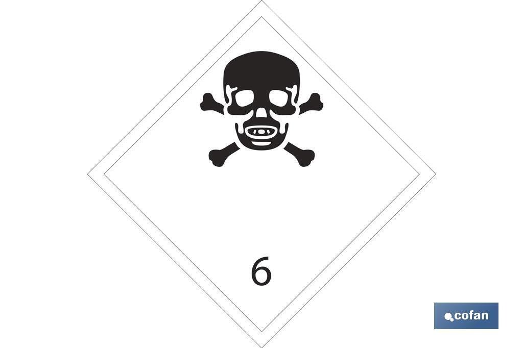 SE�AL ADHESIVA MAT. PELIGROSAS 300X300