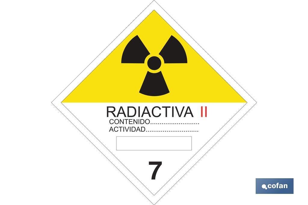 SE�AL ADHESIVA MAT. PELIGROSAS 100X100 SE�AL ADHESIVA MAT. PELIGROSAS 100X100