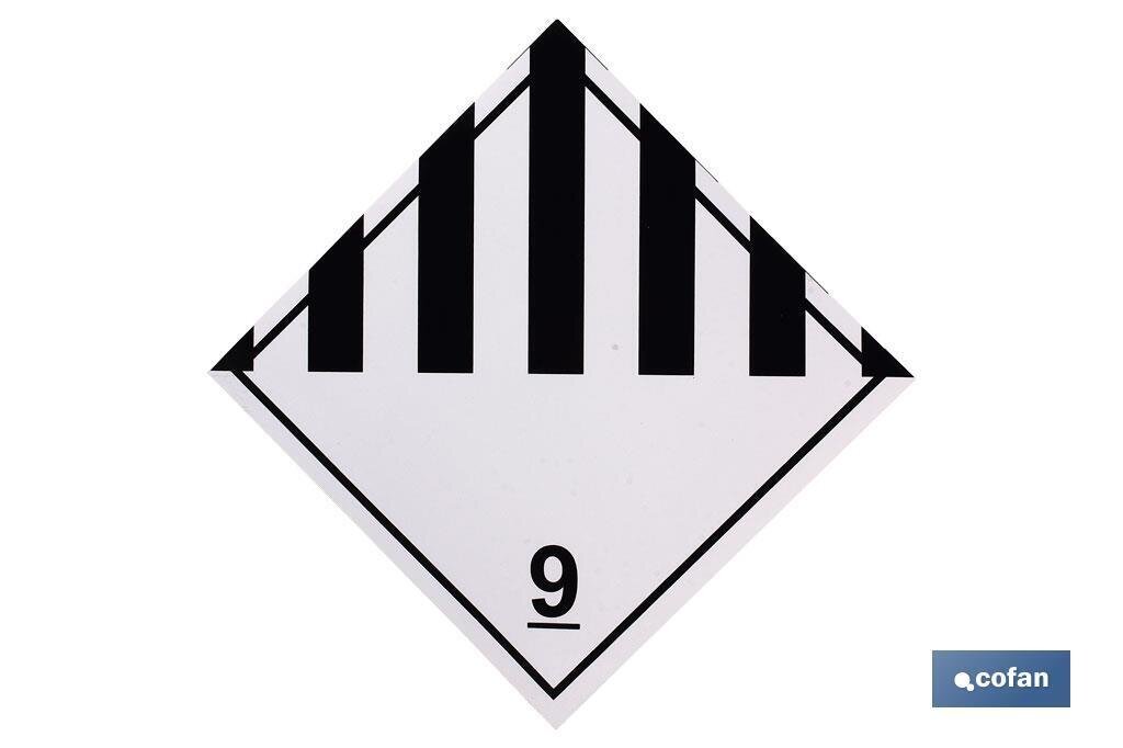 SE�AL ADHESIVA MAT. PELIGROSAS 100X100