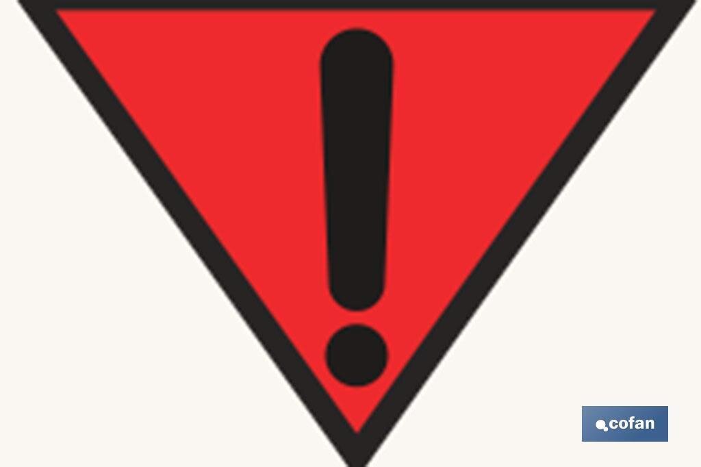 SE�AL ADHESIVA MAT. PELIGROSAS 105X90 SE�AL ADHESIVA MAT. PELIGROSAS 105X90