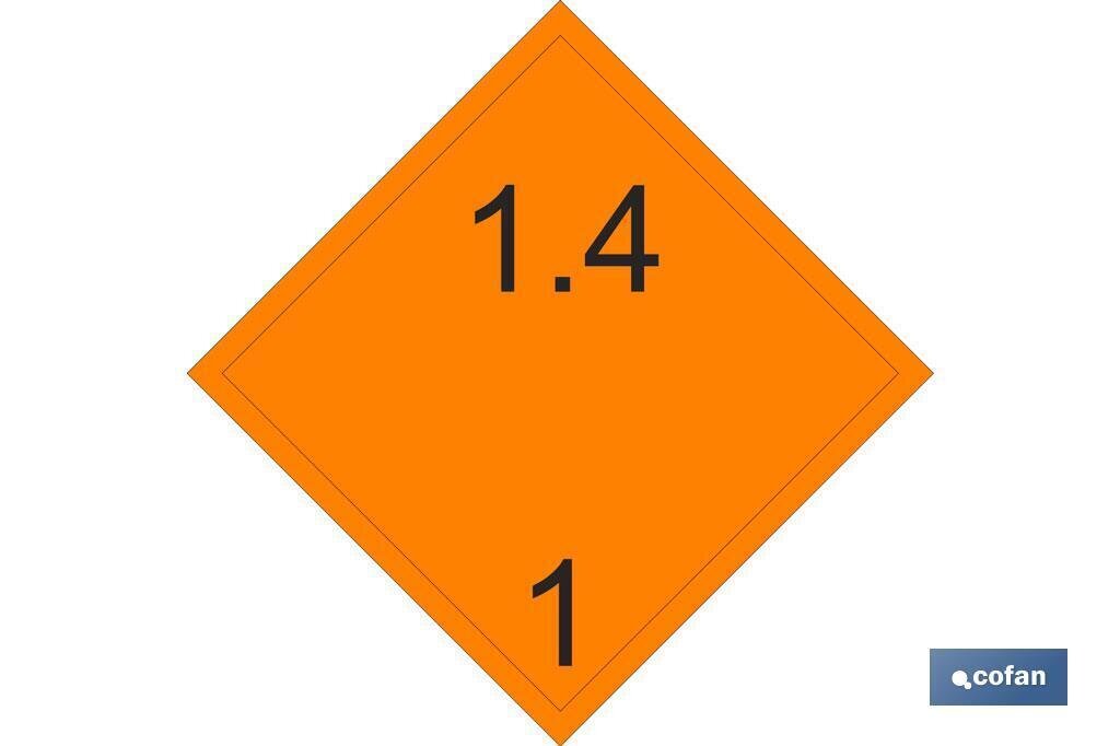 SE�AL ADHESIVA MAT. PELIGROSAS 300X300