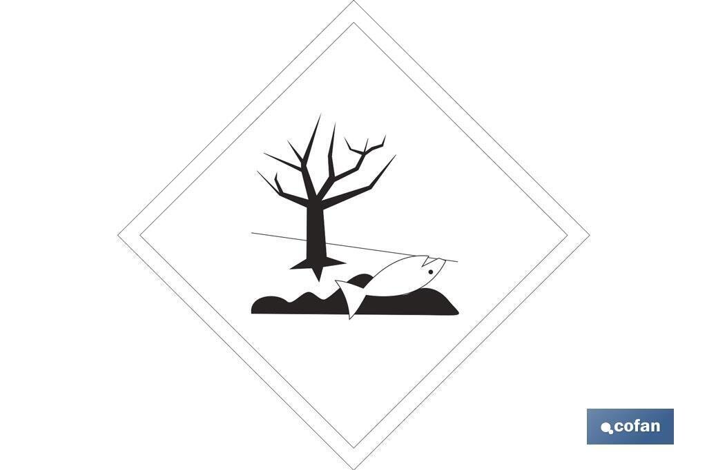 SE�AL ADHESIVA MAT. PELIGROSAS 100X100