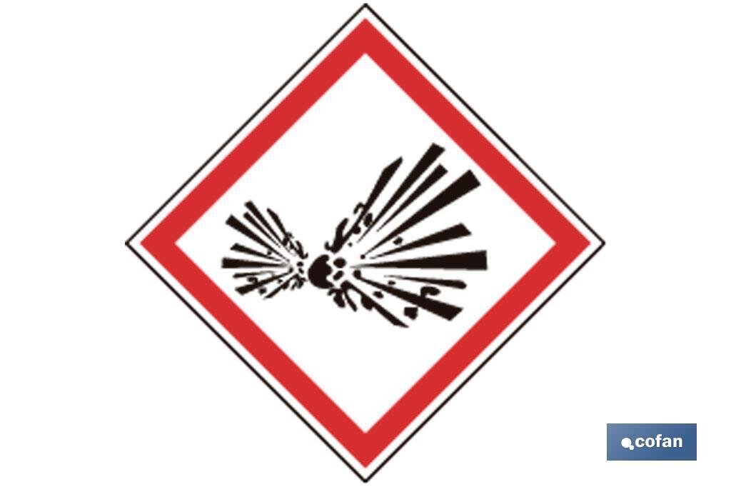 SE�AL ADHESIVA MAT. PELIGROSAS 100X100