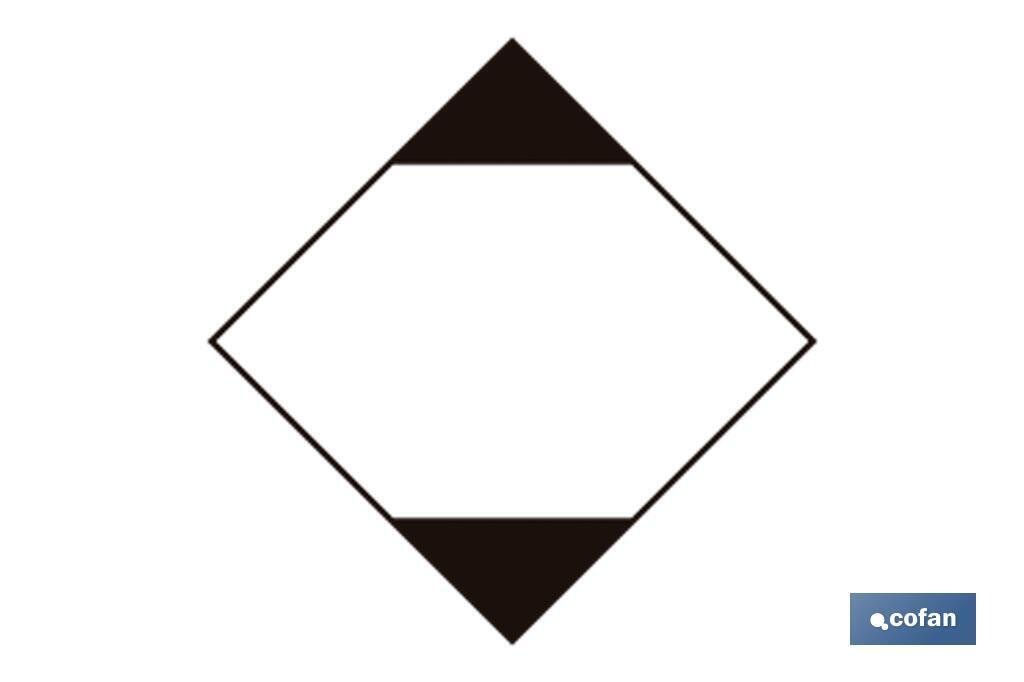 SE�AL ADHESIVA MAT. PELIGROSAS 100X100