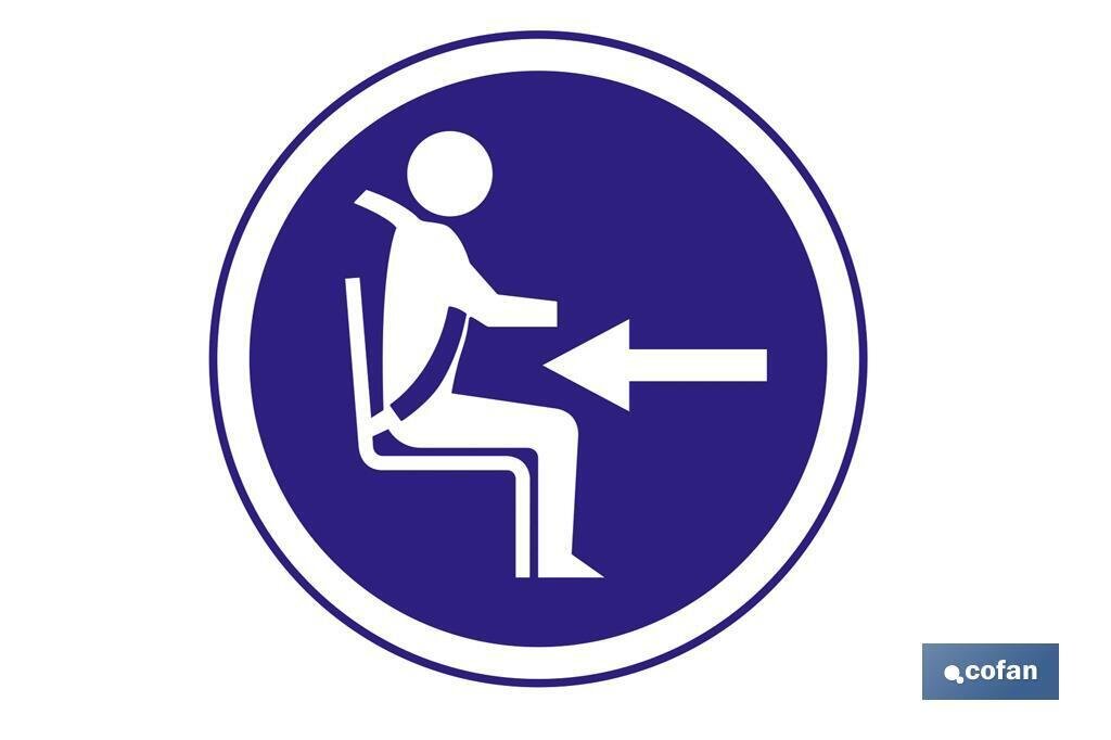 SE�AL ADHESIVO 105X105MM.