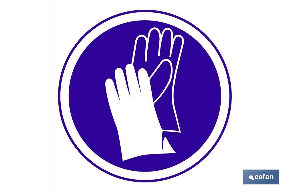 SE�AL ADHESIVO 105X105MM.