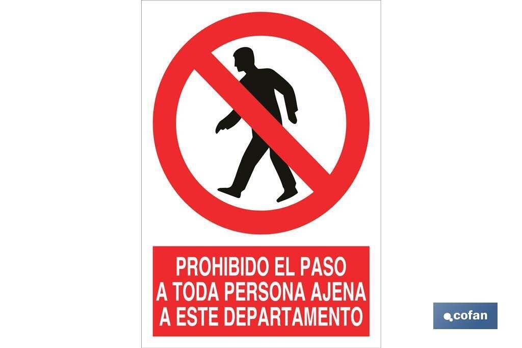 SE�AL POLIESTIRENO 148X105MM.