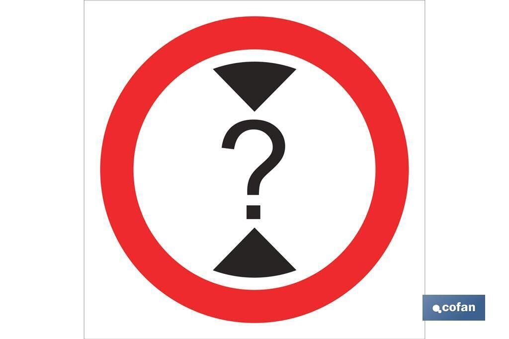 SEñAL POLIESTIRENO 297X297MM