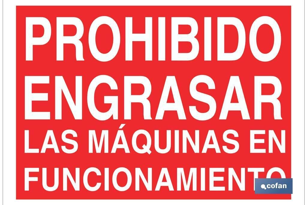 SEÑAL POLIESTIRENO 297X210MM