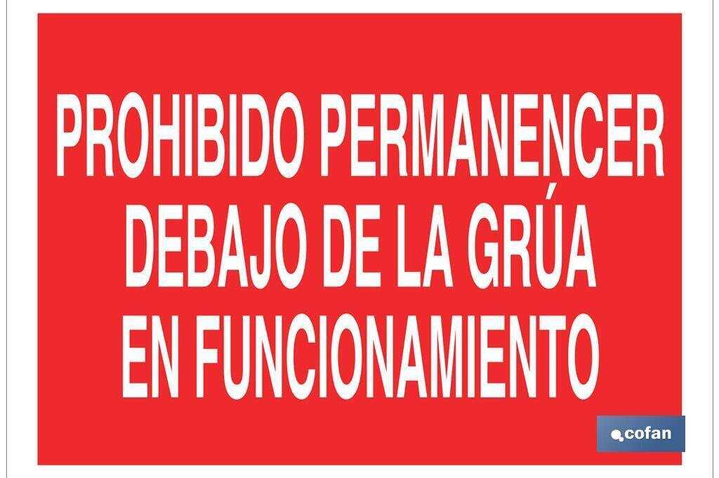 SEÑAL POLIESTIRENO 297X210MM