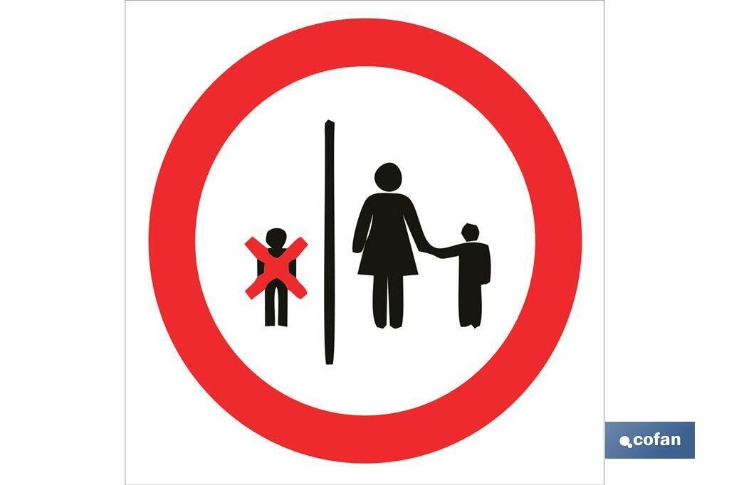 SEÑAL POLIESTIRENO 210X210MM