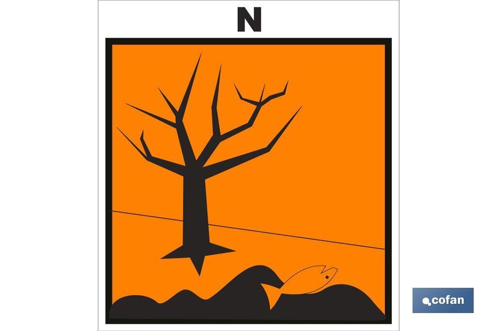 SEÑAL ADHESIVA 40X44