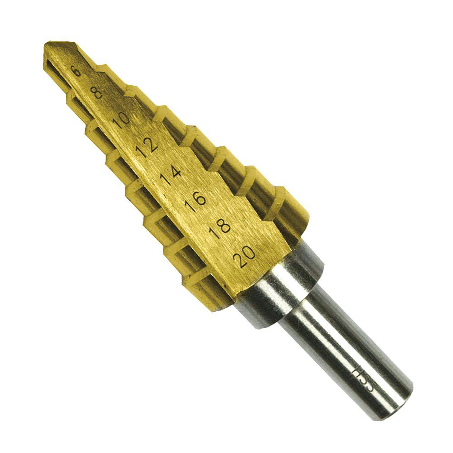 Broca Escalonada Hss Ø 4 a 20 mm