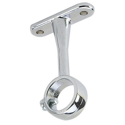 Soporte Central Redondo Para Tubo �16 Cromado Soporte Central Redondo Para Tubo �16 Cromado