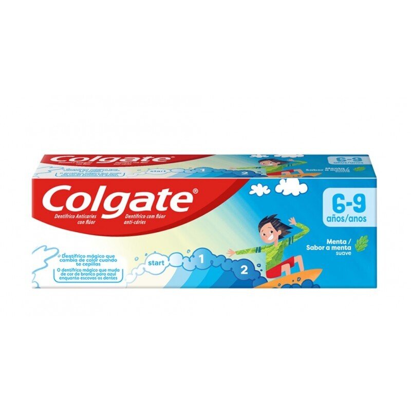 COLGATE 50 ML INFANTIL 6 a 9 AÑOS MENTA
