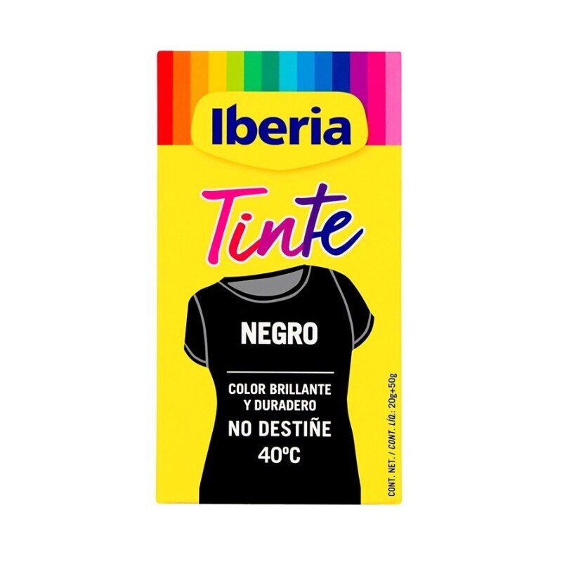 IBERIA TINTES ROPA ESPECIAL NEGRO