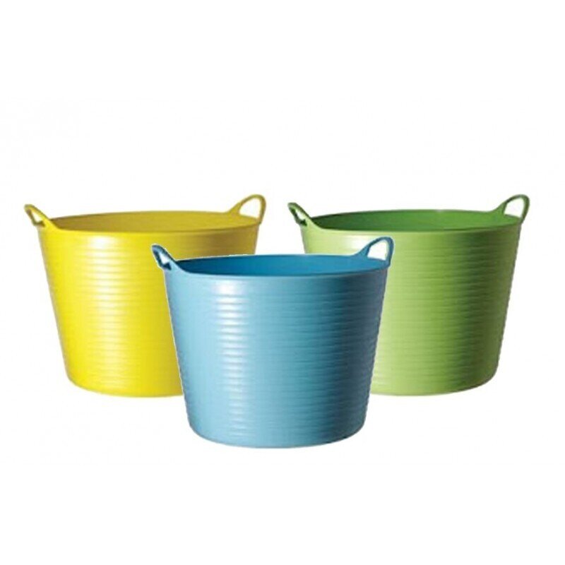 CAPAZO NATURAL PLASTICO 42 L/ COLORES