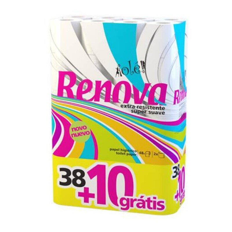 RENOVA PAPEL HIGIENICO OLE BL. P-38+10