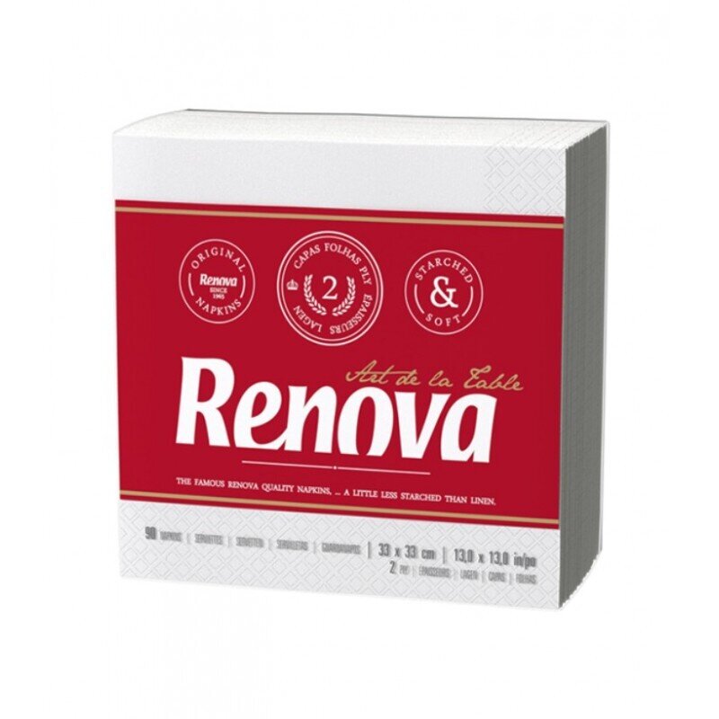 RENOVA SERVILLETAS A&T 33X33 2C P-90