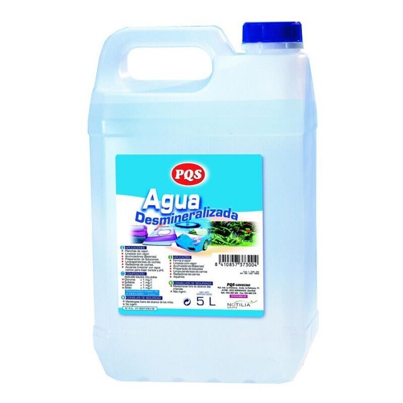 AGUA DESMINERALIZADA PQS 5L