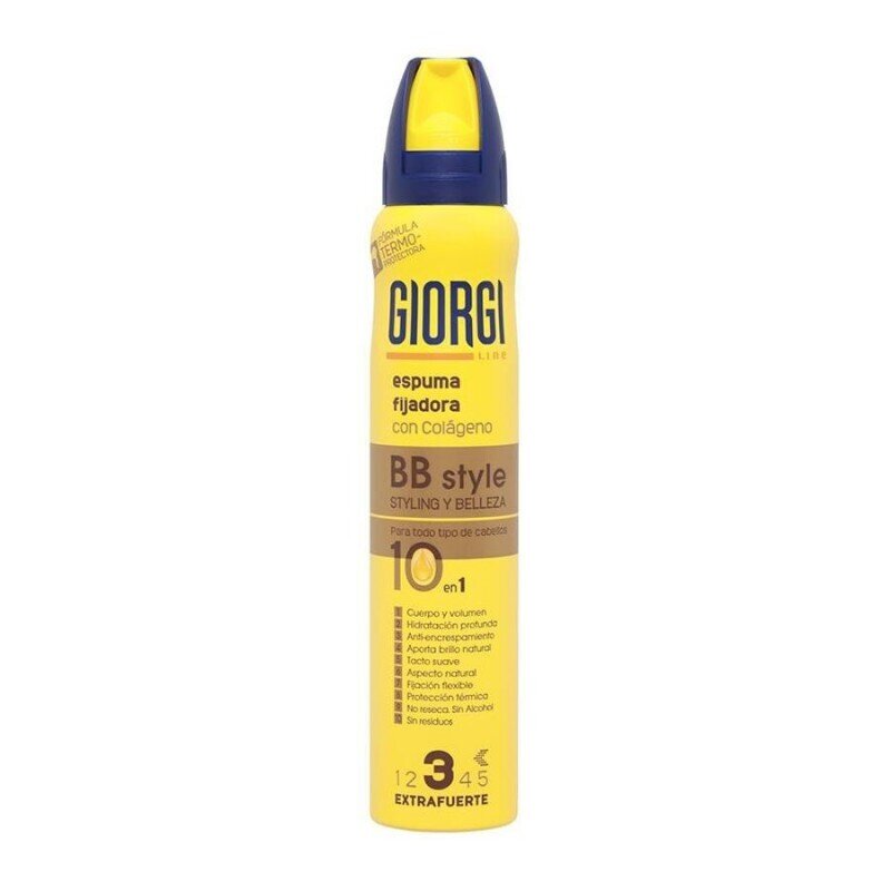 ESPUMA GIORGI  BB STYLE 10 EN 1 EXTRAFUERTE 200 ML