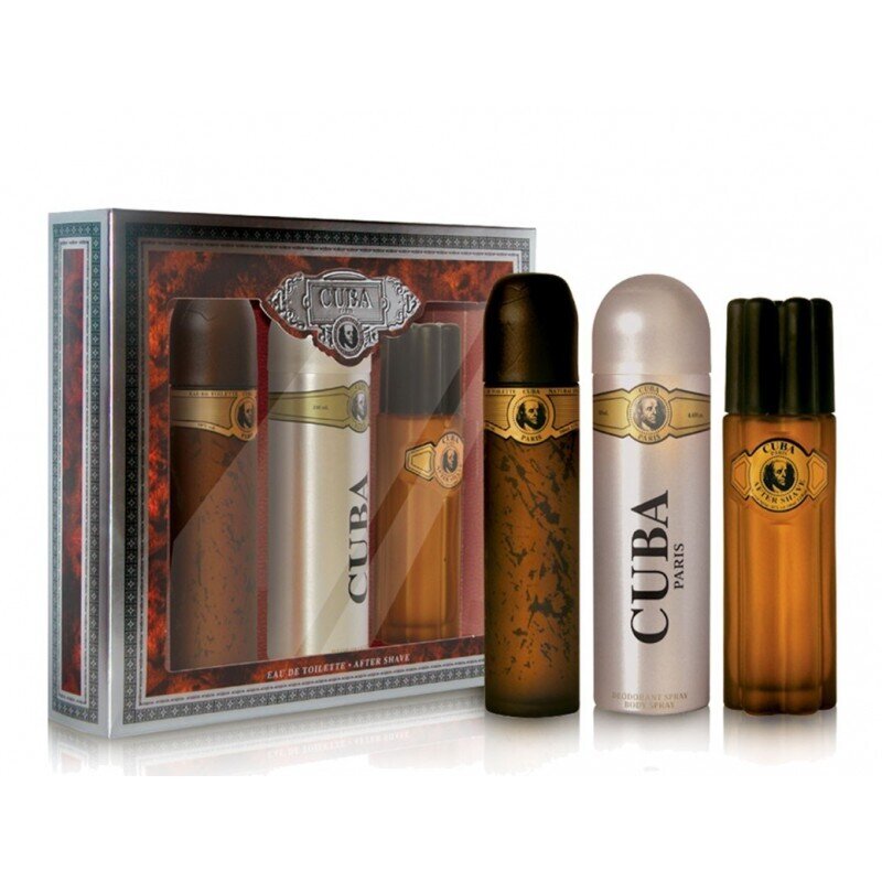 CUBA OR MEN EDT 100 + DEO + AFTER SET