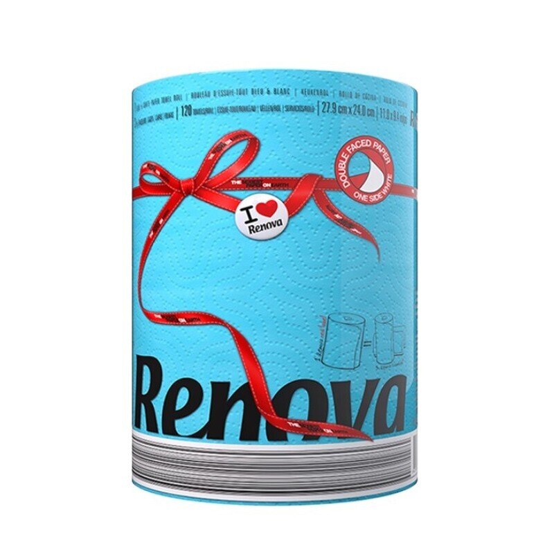 PAPEL DE COCINA RENOVA RED LABEL AZUL