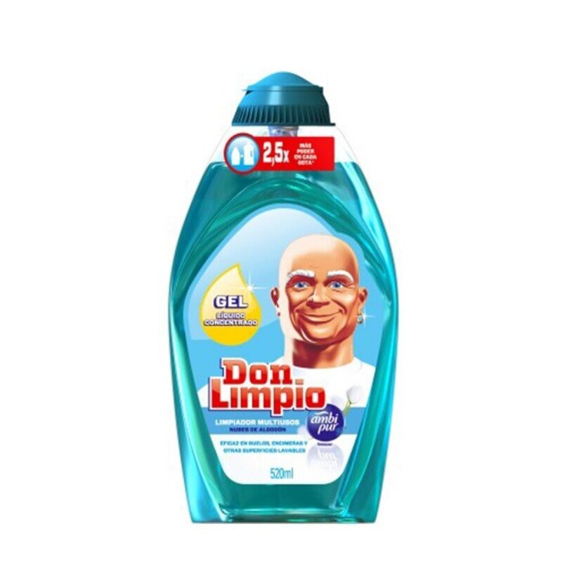 DON LIMPIO NUBES DE ALGODON GEL LIQUIDO 520 ML