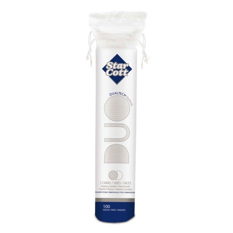 STAR COTT DISCOS DESMAQUILLADORES 100 UNIDADES