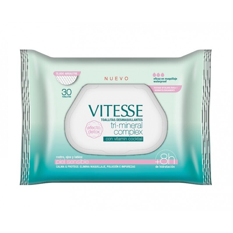 TOALLITAS DESMAQUILLADORAS VITESSE PIEL SENSIBLE