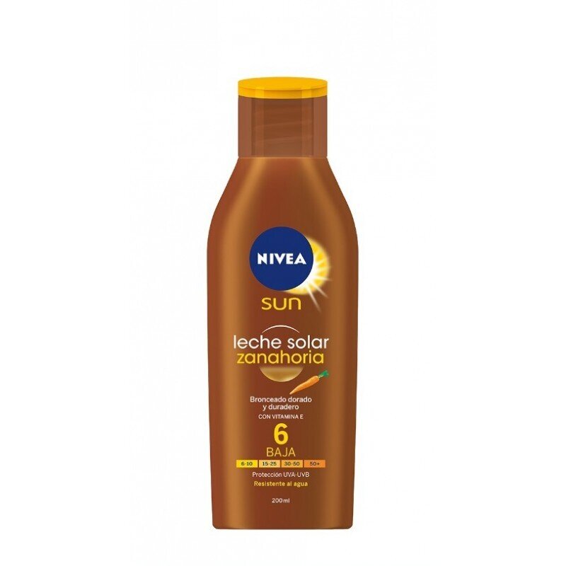 NIVEA LECHE ZANAHORIA F-6 200 ML.