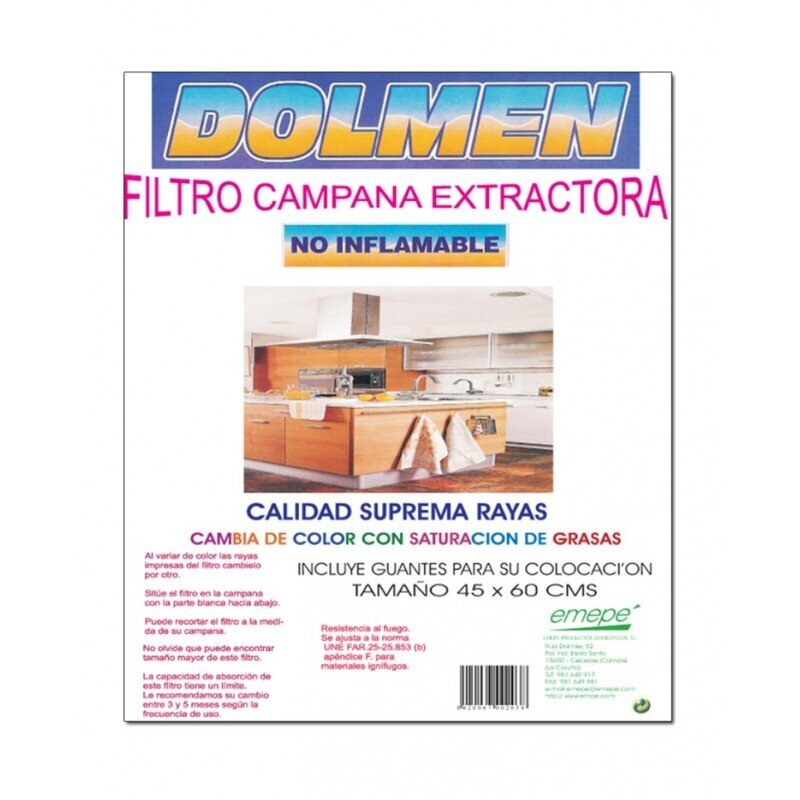 DOLMEN FILTROS CAMPANA