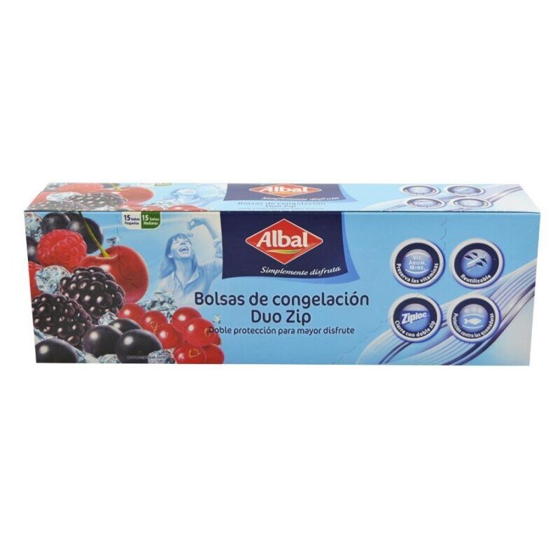 ALBAL BOLSAS CONGELACION HERMETICAS 1 T.