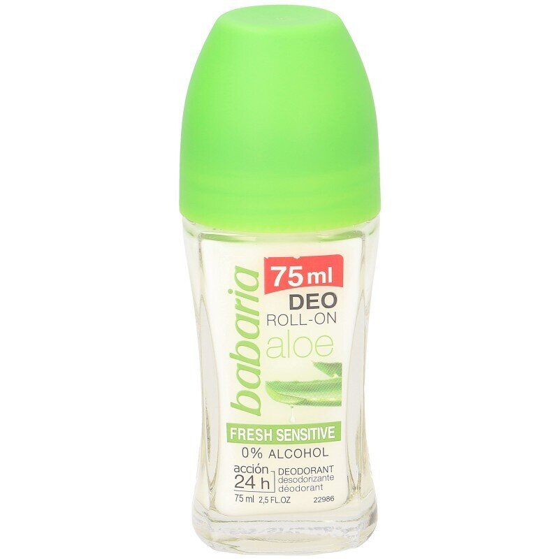 BABARIA DEO ROLL ON ALOE VERA 75 ML.