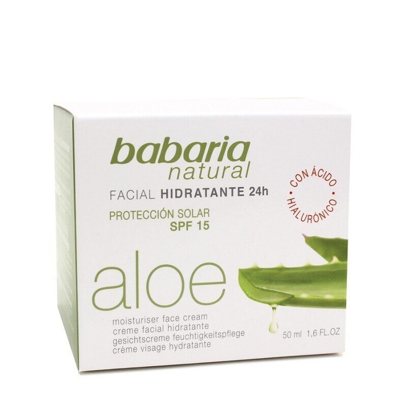 BABARIA CREMA FACIAL HIDRATANTE 24 HORAS 50 ML
