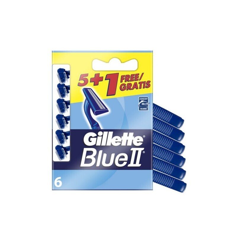 GILLETTE BLUE II MAQUINILLA DESECHABLE 5 UNIDADES