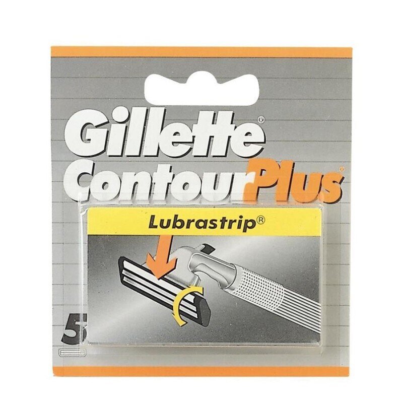GILLETTE CONTOUR PLUS CARGADOR 5 UDS.