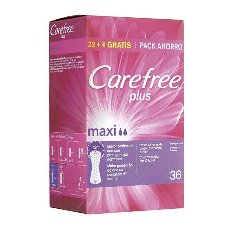 CAREFREE SALVASLIP MAXI 32+4 UDS.