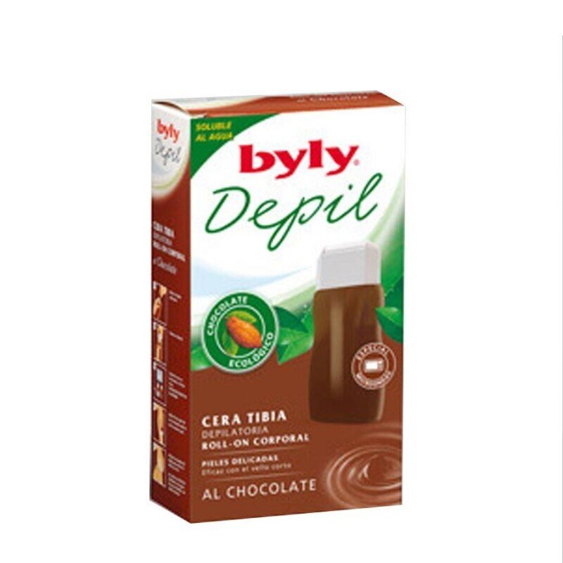 BYLY BANDAS DEPILATORIAS FACIALES CHOCOLATE 12 UDS