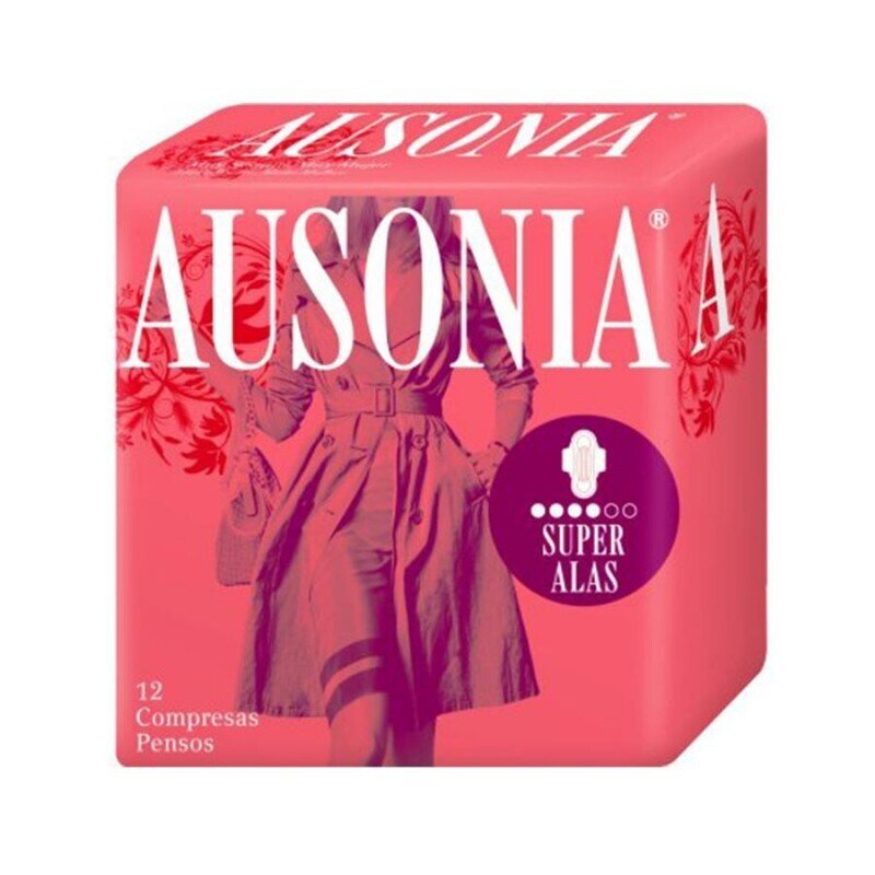 AUSONIA COMPRESA SUPER ALAS 12 UDS.
