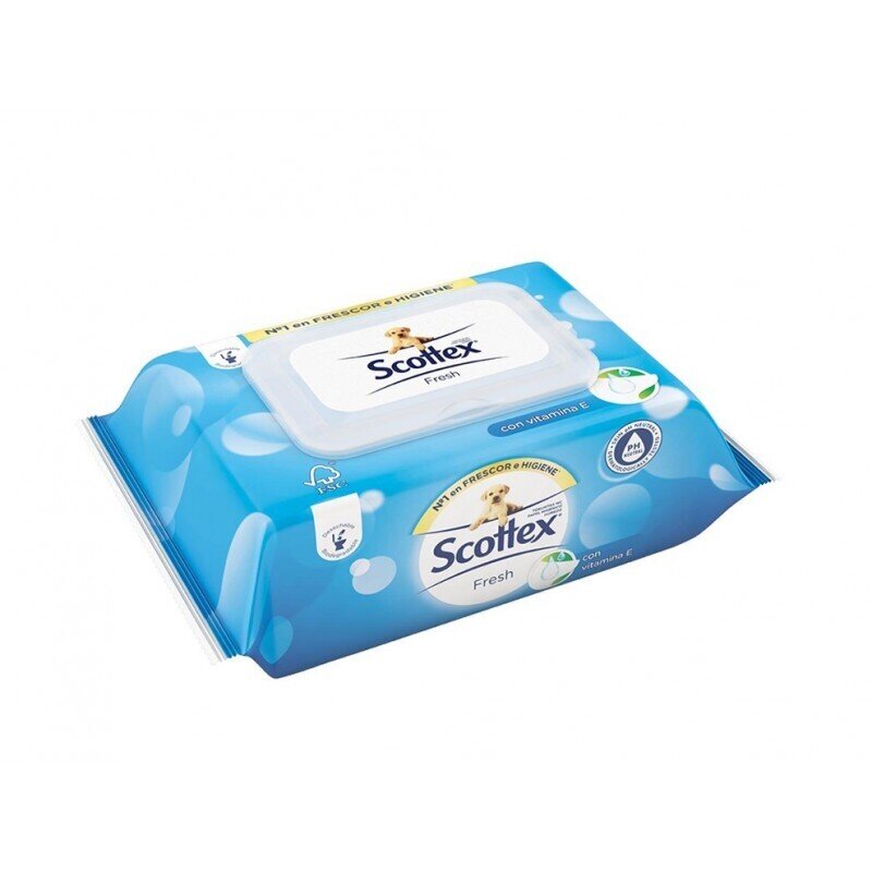 SCOTTEX PAPEL HIGIENICO HUMEDO 84 UDS.