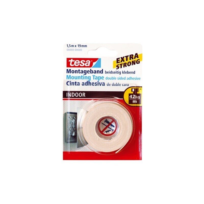 TESA CINTA DOBLE CARA ULTRAF.1,5MX19MM.