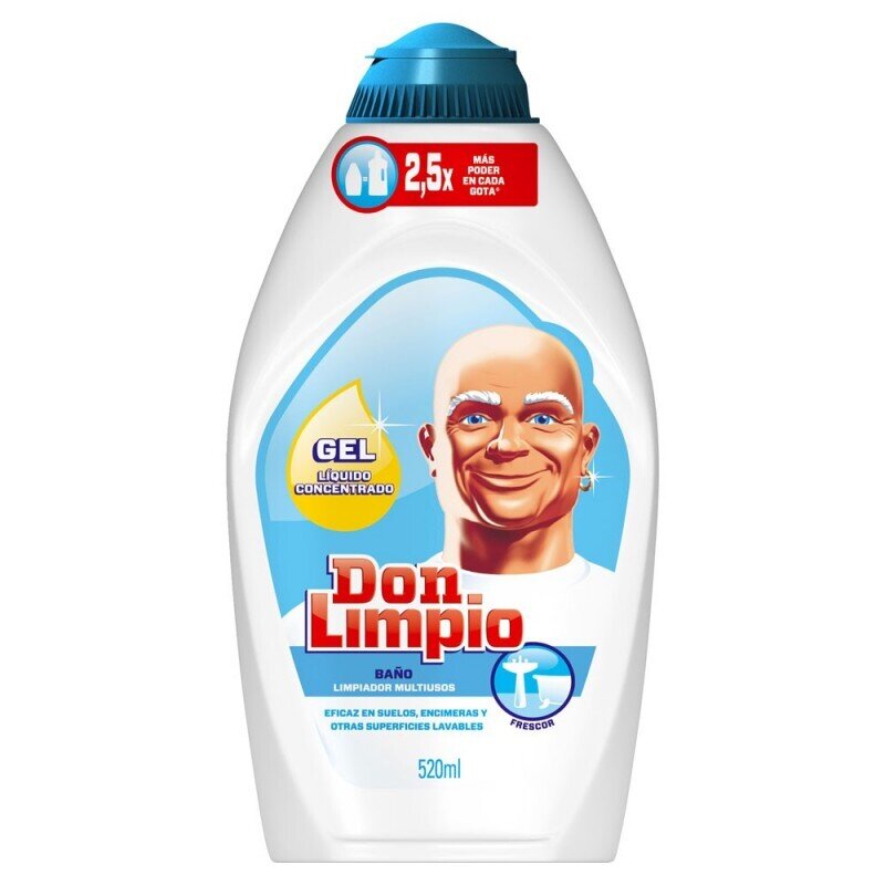 DON LIMPIO BAÑO GEL LIQUIDO 520 ML.